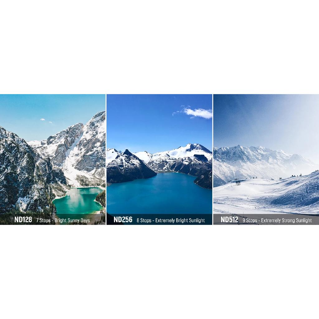 NEEWER Variable ND Filter Set Compatible with DJI Mini 4 Pro 4 Pack ND2-ND32 (1-5 Stops) ND64-ND512 (6-9 Stops) ND/CPL/UV Filter