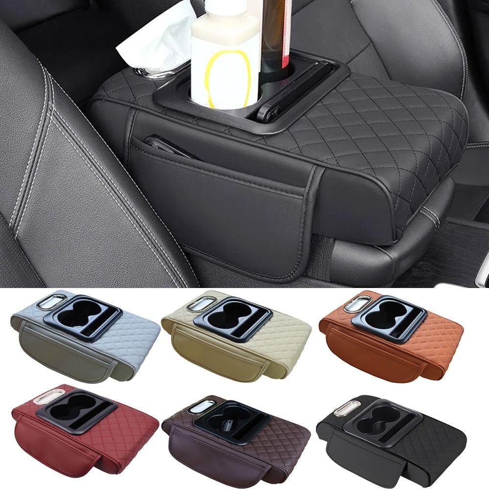 Elbow Support Armrest Heightening Pad Tissue Box Car Console Console Pillow  Auto Interior