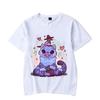 New T-shirt KPop Demon Hunters Cartoon Tiger Short-sleeved Tops Summer Men Women Clothes Anime Graphic Korean Style T-shirt