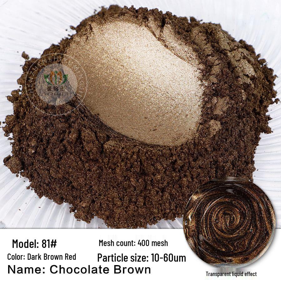 120 Color Chameleon Pearlescent Mica Powder for Epoxy Resin, Paint, and Watercolor