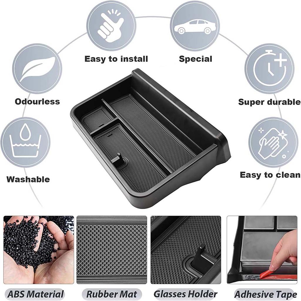 For 2025-2025 Honda Prologue EV/Acura ZDX Center Console Dashboard Tray Organizer Behind Screen Dash Board Storage Interior Box