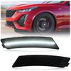 Led Side Marker Lights Compatible w/Cadillac CT5 2020 2021 2022 2023 2024 White Led Front Bumper Side Marker Reflector Repeater Lamp Kit LH RH Smoked