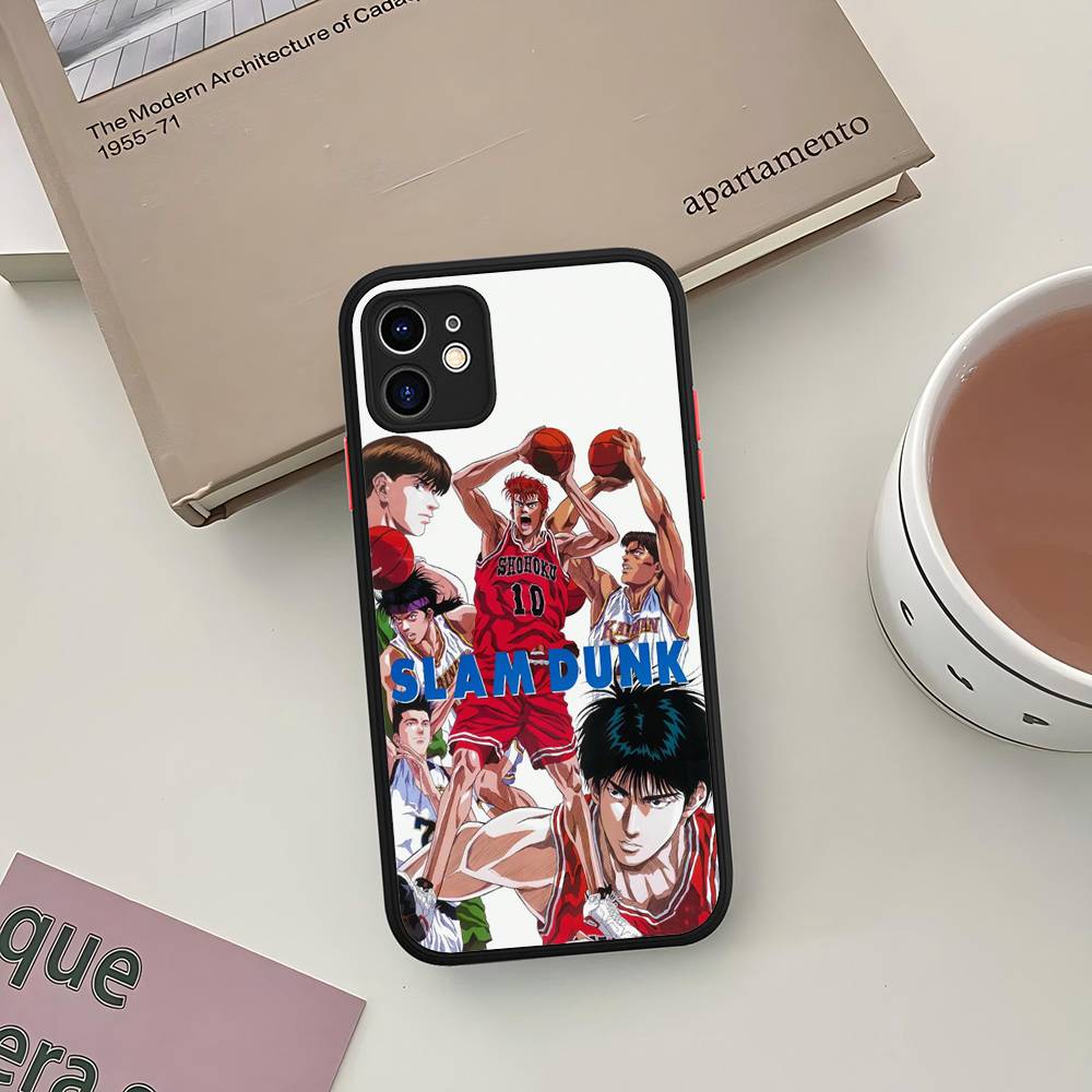 Anime The First Slam Dunk Phone Case For IPhone 16e 16 15 14 13 12 11 Pro Max X XS Max Plus Matte Clear