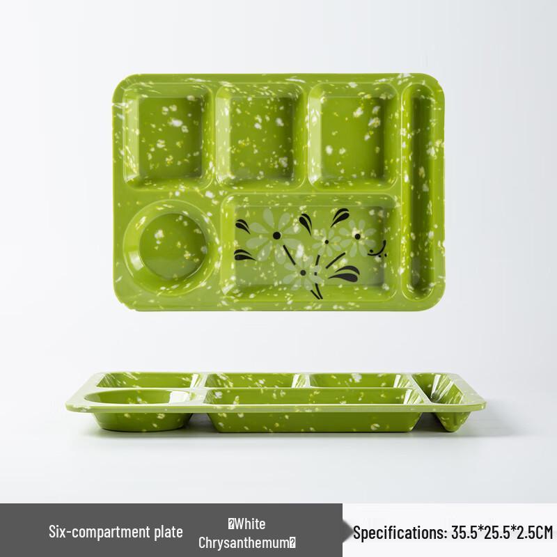 Commercial Melamine Divided Meal Tray