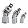Swivel Drive Joint Socket Set 1/4 3/8 /2 inch with Secure Locking Feature for Ratchet and Extension Compatibility