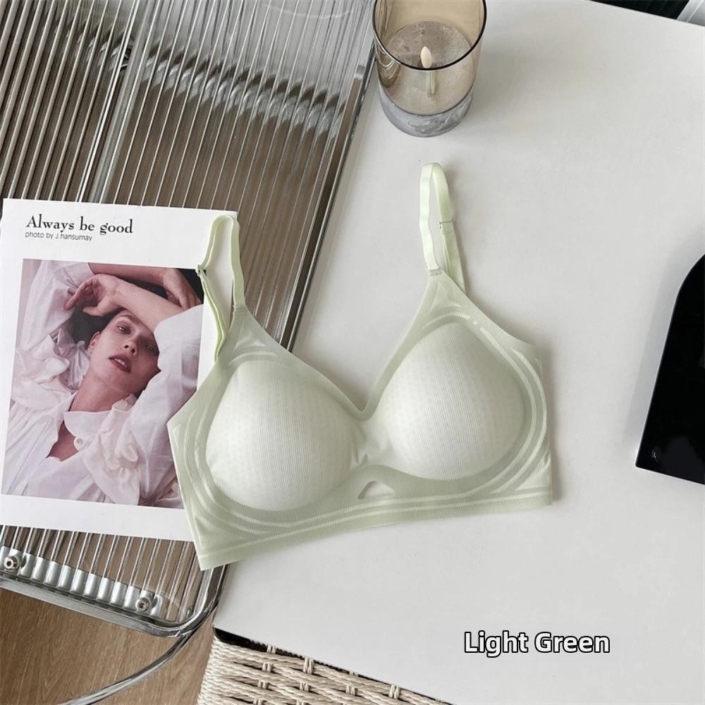 Beauty Back Women's Bra Deep V Seamless Bra Comfortable Push-Up Bra Daily Wear