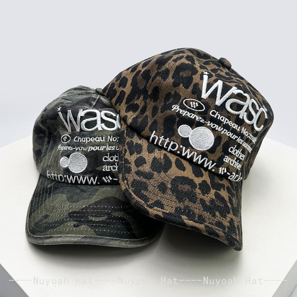 And Women Color Contrast Star Embroidered Letter Prints Baseball Caps Sun Protection Leopard Print Camouflage All-Match Peaked Hats Fashion Latest