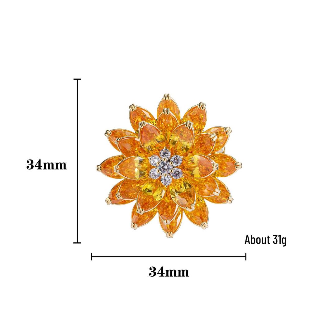 Snowflake & Butterfly Zircon Brooch with Freshwater Pearl for Women's Korean Style Suit Coat