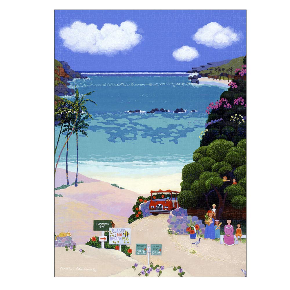 

Tenyo в наборе из 1000 деталей Stained Art Gyutto Puzzle Picnic at Hanauma Bay x В комплект входит сервисная карта [Сделано в Японии] (38,2 53,2см) ТПГ-1000-617