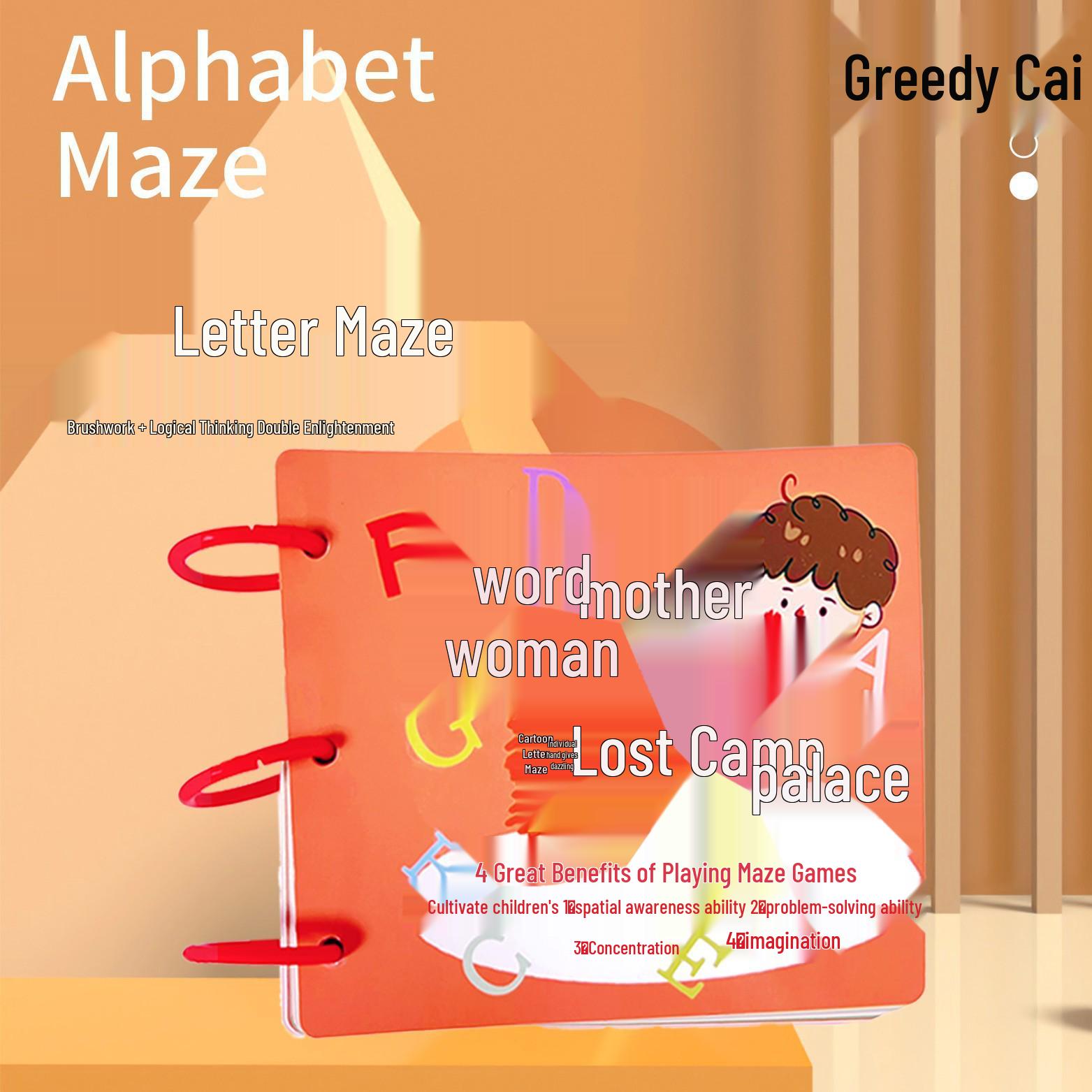 

Children s Early Education Puzzle: Concentration, Patience, and Thinking Maze for Parent-Child Interaction with Greedy Cat Cai