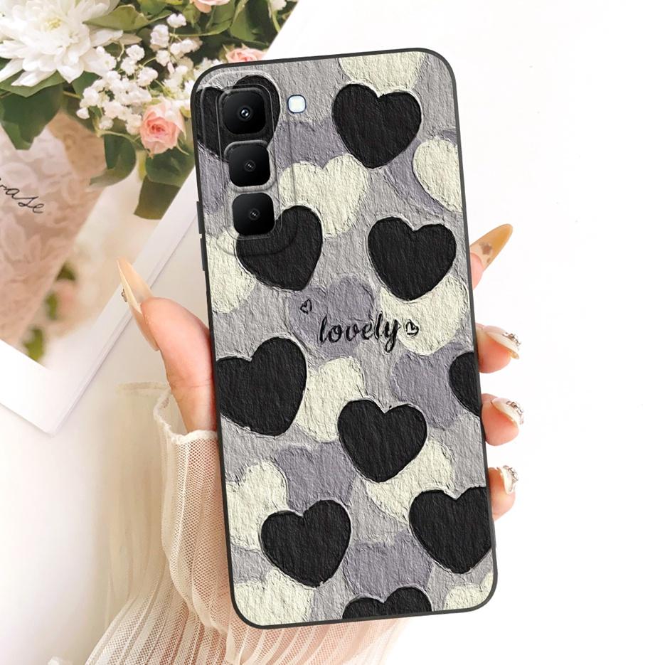 For Infinix Hot 70 5G Case X6895 X6895B Cute Fashion Cartoon Cover Shockproof Phone Case For Infinix Hot 70 Hot70 5G Soft Fundas