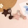  Pu Leather Star Keychain Five-Pointed Star Keyring Pendant Women Bag Charms Versatile Handbag Hanging Decoration