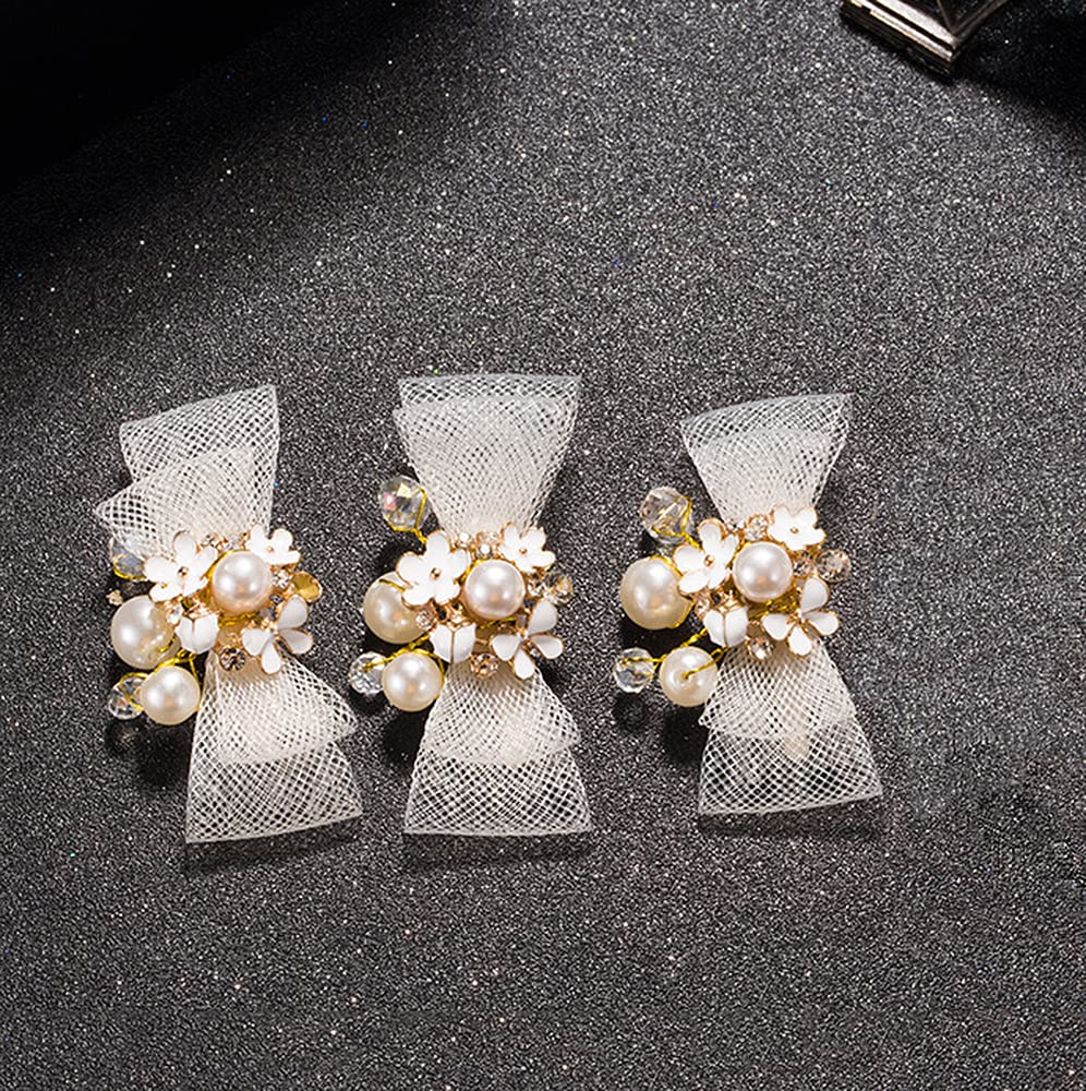 Samcos Hair Set for and Ribbon Hair Hair Hair Perfect for and Photo Shoots Ornaments, 3-Piece Kids, Flower, Butterfly, Accessories, Clips, Hairpins,