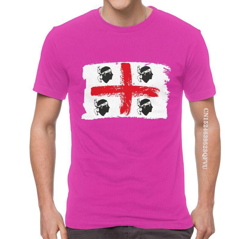 Sardinia Sardegna Flag Italy T Shirts Funny Italian Pride Tshirt Hip Hop T Shirt Men Oversized Tee Harajuku Fast Shipping
