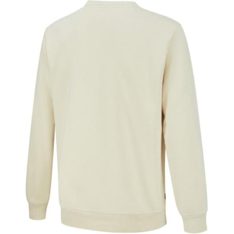 Timberland Af Embroidery Tonal Front Crew Neck Comfortable Sports Sweatshirt Men Sweatshirt Beige A695Y-EFL