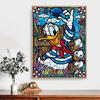 DIY Diamond Painting Donald Duck and His Nephew Cross Stitch Kit Mosaic Art Diamond Painting Full Circle Diamond Home Decoration