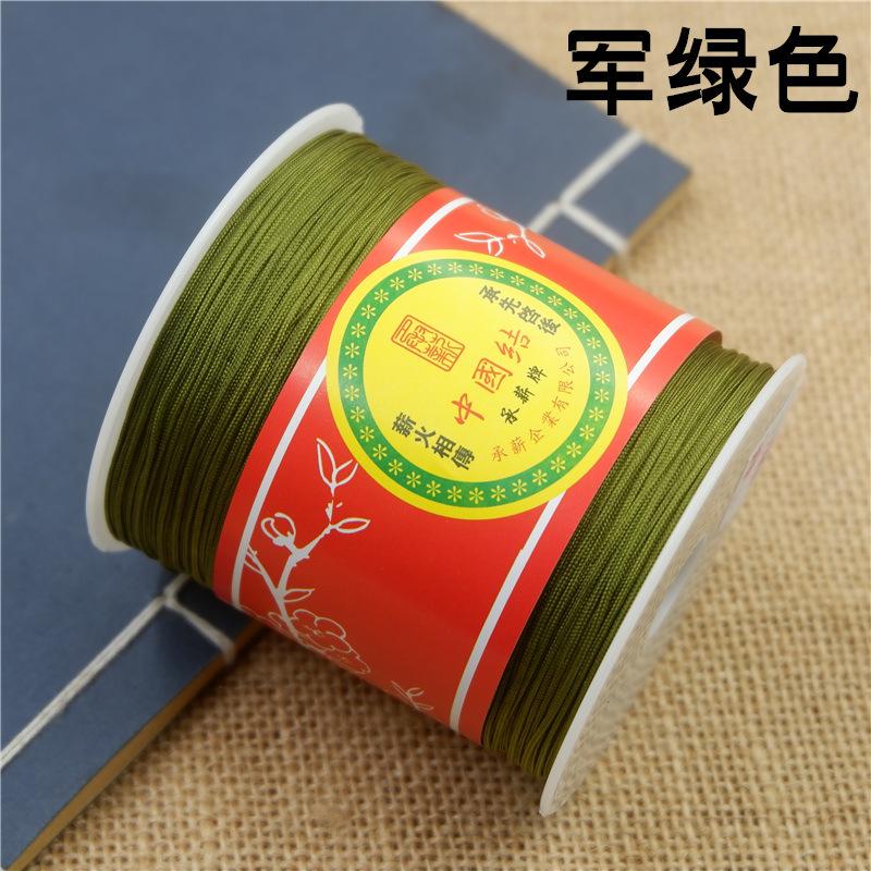 Taiwan Chengxin A Linie 1 mm Jade-Linie DIY Schmuck Weben Armband Seil Rotes Seil Geflochtenes Seil Chinesischer Knoten Draht