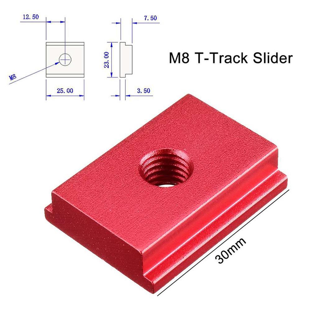 

Table Drill Table Saw For Woodworking Table Miter Saw T-track Slider Woodworking 30*23*7.5mm M8 Useful Woodworking