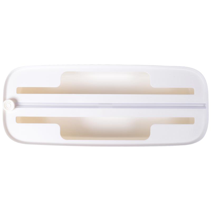 AD23-Drawer Food Wrap Dispenser, Foil, Plastic And Wax Paper Organizer For Kitchen Organization Durable Easy Install