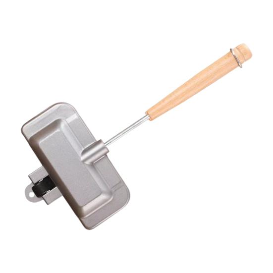 Hot Sandwich Maker Non-Stick Grilled Panini Maker Pan Aluminum Flip Cheese Maker Pan for Toast Waffle Pancakes Breakfast