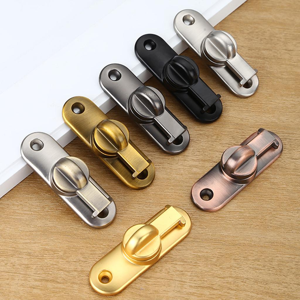 Multipurpose Sliding Door Latches Bolt Lock for Home and Office Supplies Security Daily Use Sturdy Zines Alloy