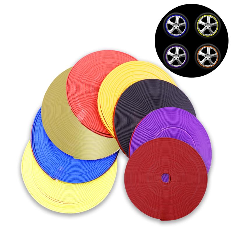 

Car Rim Protection Strips Anti-scratch And Anti-collision Decorative Tape, Alloy Wheel Protection Strips, Easy To Install чёрный