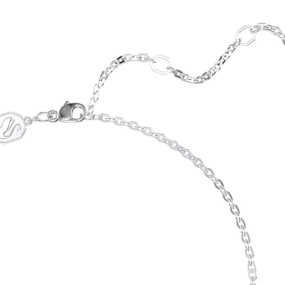 Swarovski Insigne Solid Color Design Rhodium Plated Cubic Zirconia Necklace Women necklace Silver 5675577