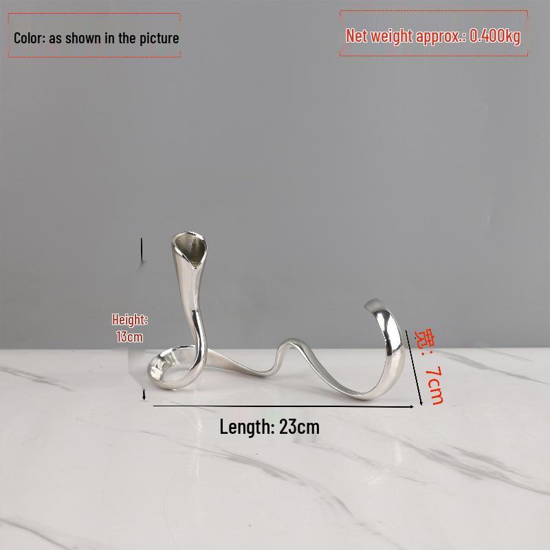 Скандинавский геометрический металлический подсвечник-украшение для декора гостиной или столовой