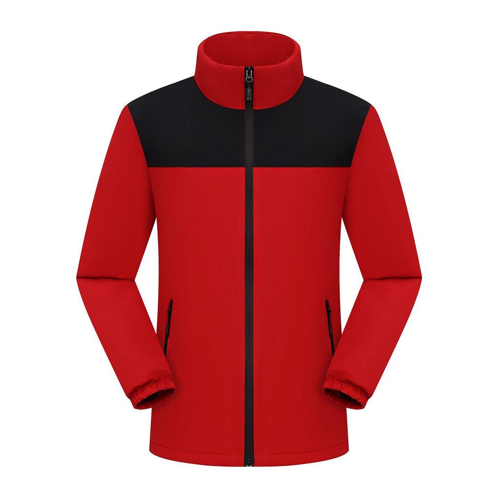 Enterprise Integrated Stand Collar Super Soft Windproof Waterproof Wear-resistant Mountaineering Jacket 8819