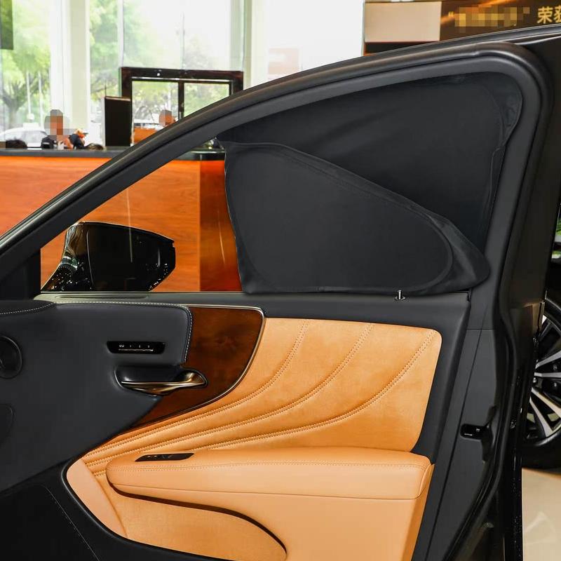 Car Black Window Privacy Sunshade For LEXUS LS XF50 2018-Present Auto Anti-UV Heat Insulation Protect Cover Interior Accessory