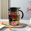Insulated Stainless Steel Kettle with Tea and Water Separation - Elegant Chinese Style for Home or Office Use.