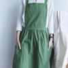 Korean style Florist Apron Nordic Kitchen Apron Simple Linen Aprons