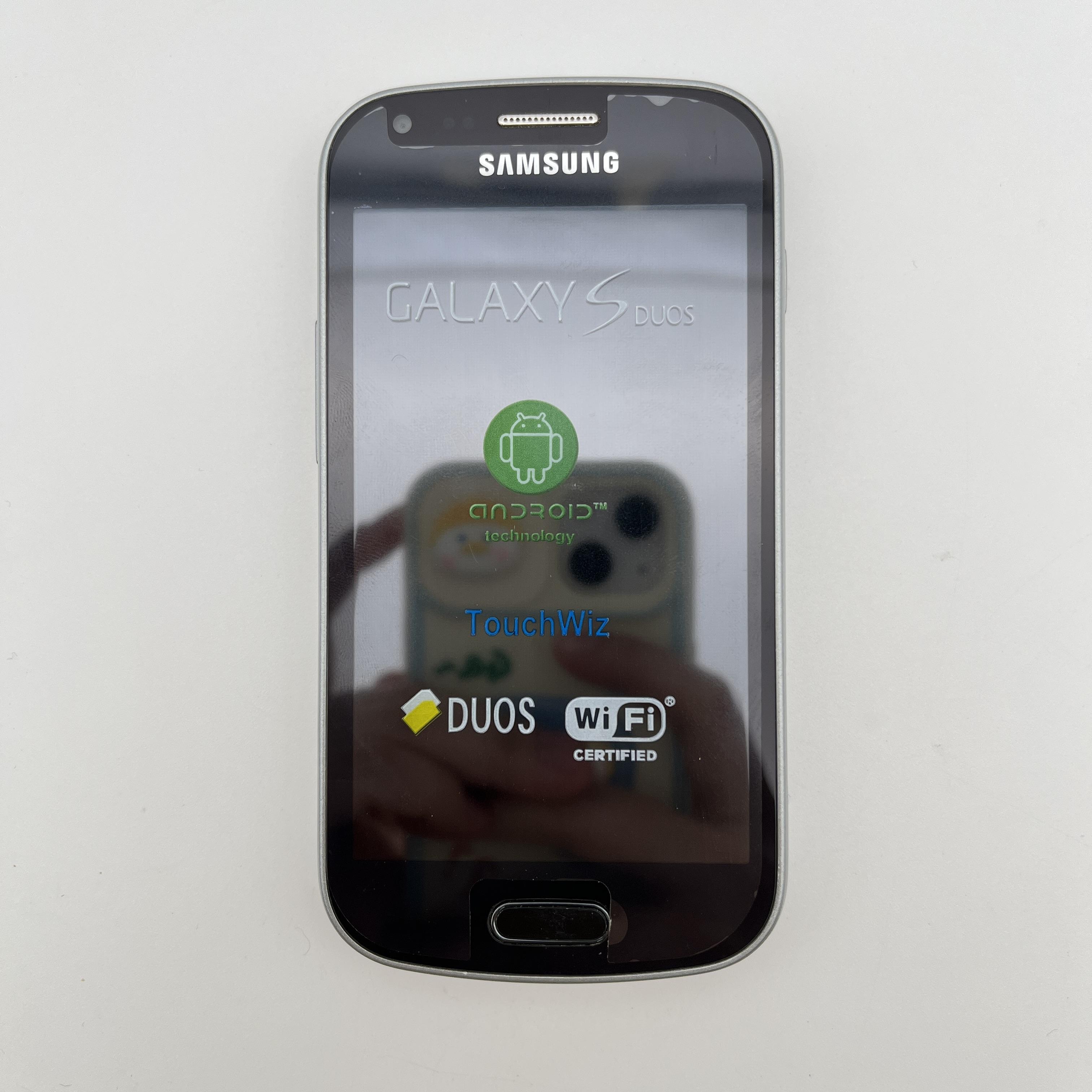 

95% новый Восстановленный Мобильный телефон Samsung Galaxy S Duos S7562 simple set чёрный