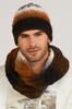 Rosario Men' Winter Hat in Shaded Red Color