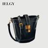 Autumn Winter Retro Fashion One-Shoulder Messenger Bag Casual Bucket Bag