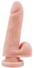 The Glad Eye 11 X 3cm Flesh Realistic Dildo - T-Skin Real - Realistic Dildos