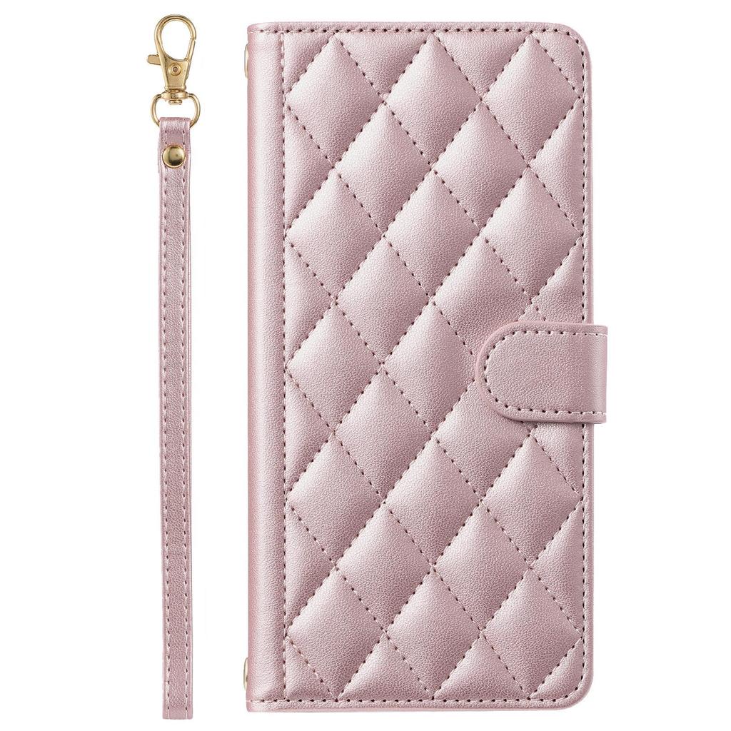 Plaid Flip Leather Crossbody Case with Card Slot & Lanyard for Google Pixel 8 Pro/8A