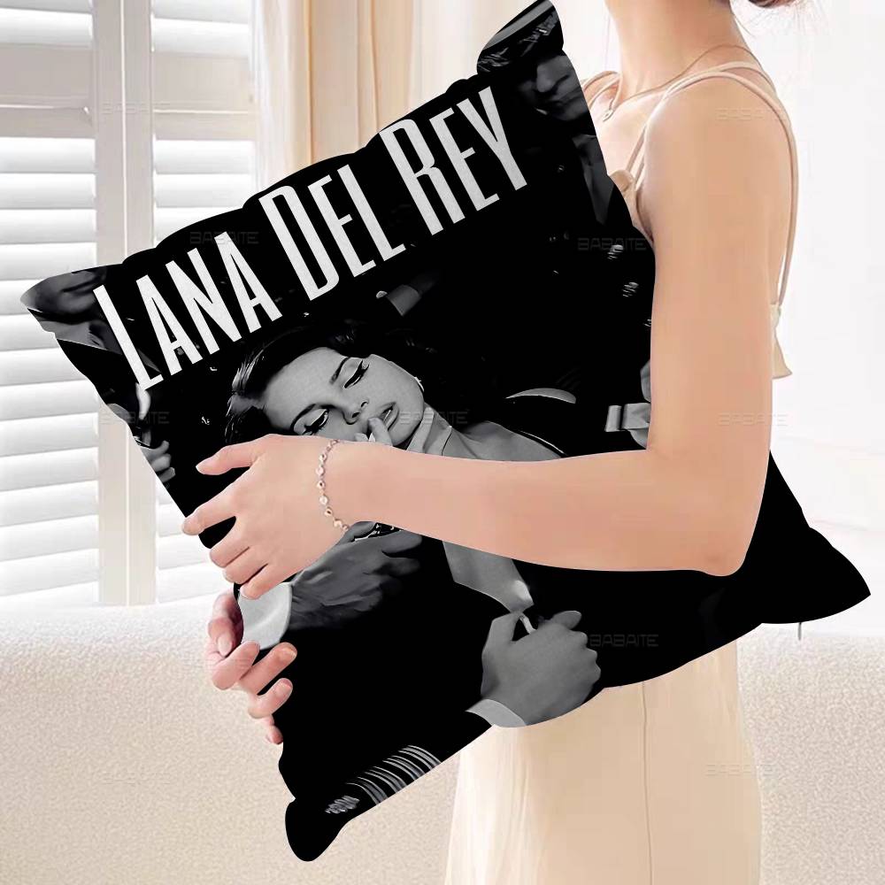 Singer L-Lana Del Rey Pillow Cushion Cover Pillowcase Living Room Sofa Home Decor