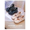 Girls Sweet Bowknot Rhinestone Lolita Princess Kids Leather Single Shoes