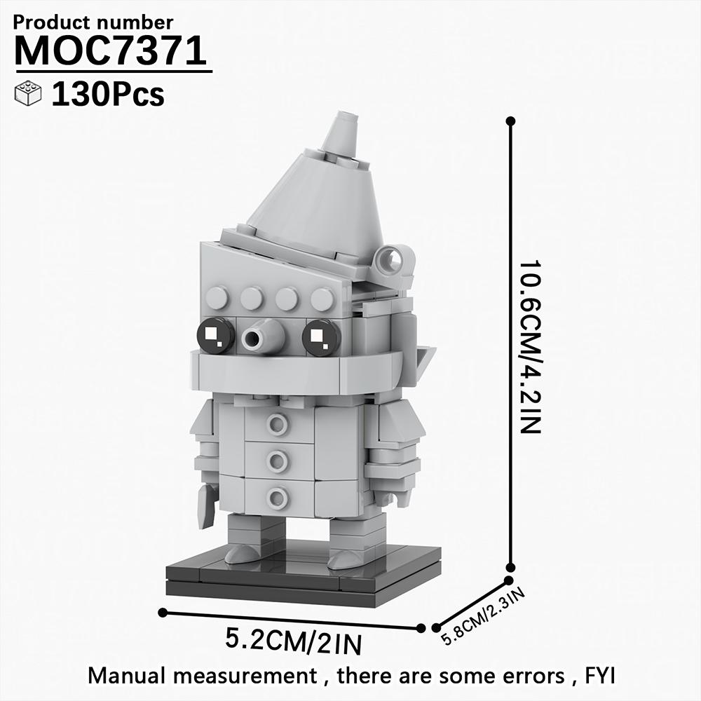 MOOXI Various Cartoon Movie SpongeBobed Stitched BrickHeadzed MOC Brick Model Kit DIY Children Toy Building Block Set Adult Gift