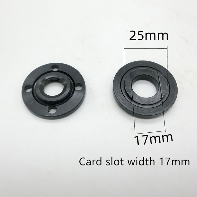 M14 x 2.0 Angle Grinder Flange Nut,39mm OD 20mm Blade Hub & 16mm Bore, 12mm Thick Carbon Steel Replacement Flange