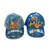 Construction Vehicle Excavator Cartoon Fire Truck Bulldozer Children's Baseball Cap Spring and Summer Cartoon Sun Hat