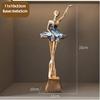 Elegant Resin Ballet Girl Figurine – Abstract Dance Art Home Decoration