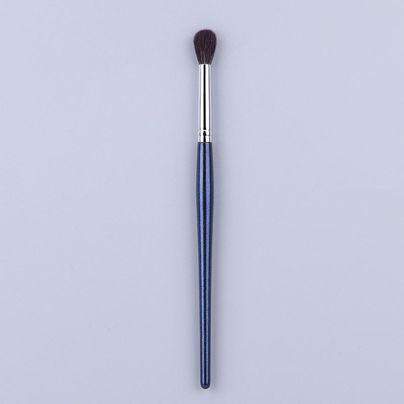 Genuine Wool 15-Piece Copper Tube Makeup Brush Set - Includes Highlight, Eyeshadow Brushes & Eyelash Comb