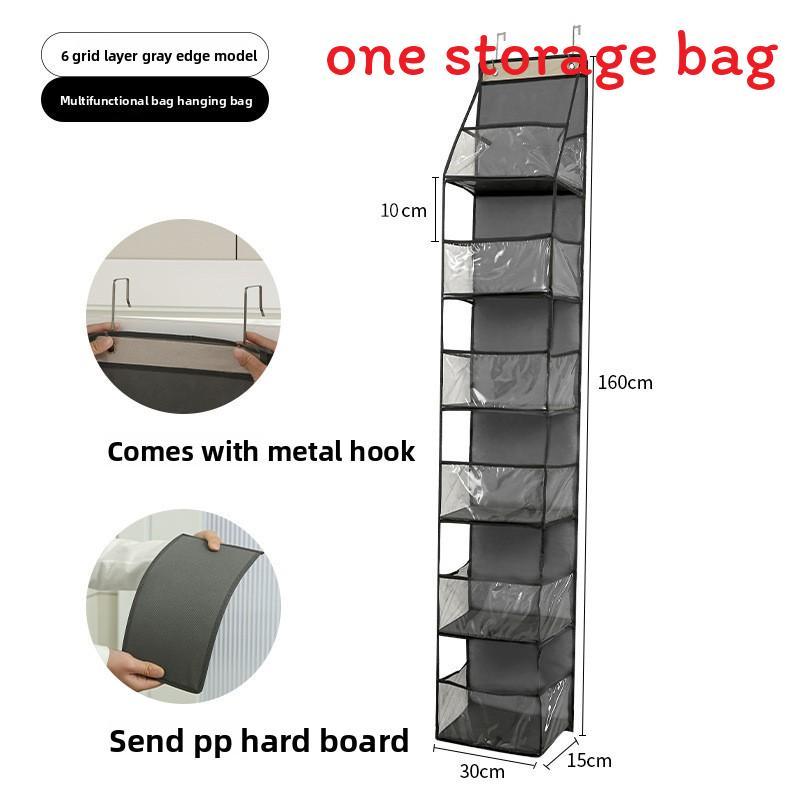 Modern Minimalist Storage Organizer With Multilayer Compartments For Bedroom Use