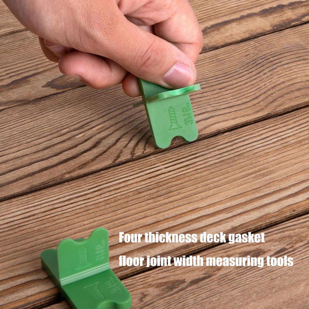 6pcs Deck Spacer Tool 4Thickness 1/16in 1/8in 3/16in 1/4in For Precise Floor Gaps Alignment Board Expansion Control