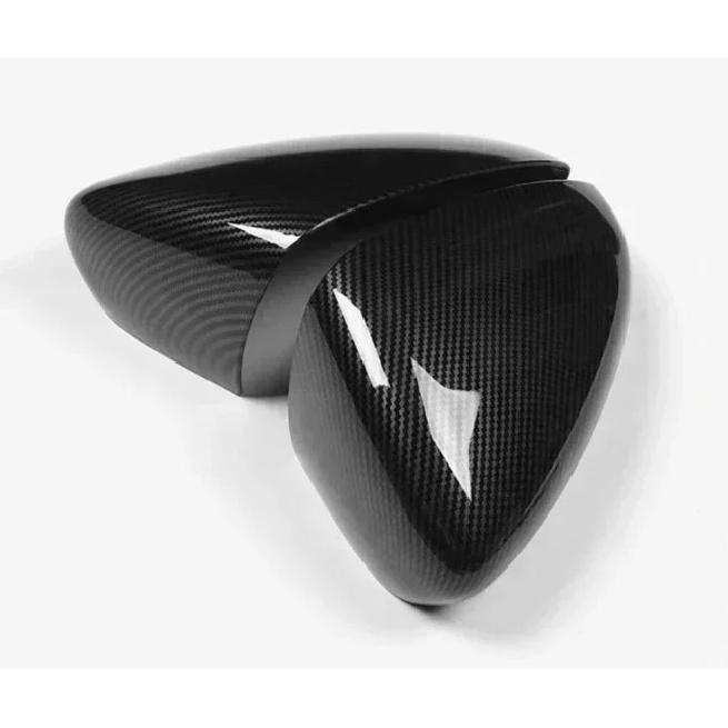 För Mazda 3 Axela Bilens Backspegelkåpa Hus Vingdörr Sidobackspegelskydd Kolfiber 1 Par