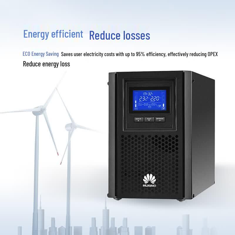 Huawei UPS2000-A 1000VA/800W Online Tower UPS with Built-in Battery CN Plug (adapter Included)