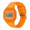 Authorized Ice Watch Watch for Men and Women, 022886, ICE Digit Retro Neon Orange Clear Small 32mm