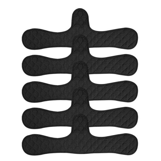 DYS 1/5/10 Pezzi Fodere per Reggiseno in Cotone per Assorbimento del Sudore, Cuscinetti Lavabili Sotto il Seno, Assorbitori di Umidità Riutilizzabili per Seno, Articoli per Sudorazione Donna
